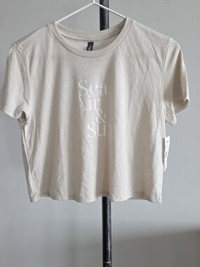 Vuori Sea Air And Sun Tee In Dust Heather